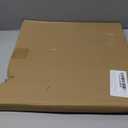 Round Solid Wood Serving Tray Extra Large Tea Coffee Snack Food Meals Serving Plate Non-Slip Kitchen Party Bar Server Ottoman Tray Breakfast Tray with Raised Edges (13inch/33cm) Black