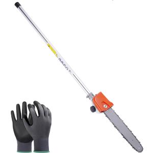 12-Inch Chain, Pole Saw Attachment - Compatible with Weed Eater Snapper Craftsman Ryobi WORX Troy-Bilt, and Homelite Multi-Tool Hus 128LD