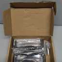 6 Pack Black Birdcage Cabinet Hardware Handle Pull (96mm Hole Distance)