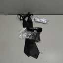 Xanllaxa 2 Pack Agent Costume Set,Secret Service Costume Accessories with Black Sunglasses ID Badge Adjustable Pretied Zipper Tie Earpiece, Spy Costume for Kids, Cosplay, Halloween, Party, Dress Up