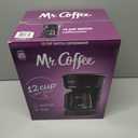 Mr. Coffee 12-Cup Switch Coffee Maker Black: Electric Drip Coffee Machine, 60 oz Capacity, Dishwasher-Safe Parts