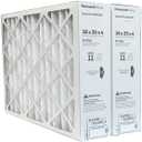Honeywell FC100A1029 (2 Pack) - 16" x 25" x 4" Pleated Air Filter, MERV 11 Bundle with Same Day Supply Filter Change Reminder