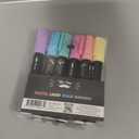 Mr. Pen- Chalk Markers, 6 Pack, Assorted Colors, 8 Labels, Chalkboard & Glass Markers, Liquid Chalk Pens, Erasable