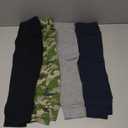 Baby and Toddler Boys Cotton Pants, 4 Pack 2T-6Y Joggers Sweatpants for Boys, Size 3T