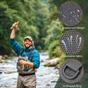 QulayQualy Fly Fishing Pack - Chest Pack with Work Station Lightweight Tackle Fishing Bag with Quick-Release