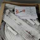 Roowest Wood Cake Stands Set of 6 Wood Dessert Tower Trays Stand Cupcake Stand Rustic 3 Tier Farmhouse Cupcake Serving Stands with Dessert Trays for Tea Party(Vintage White)