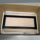 Bread Box for Kitchen Countertop Large Bread Box Farmhouse Bread Container Bread Storage with Window Bread Holder Black