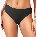 Zmart Women Full Coverage Bikini Bottoms - Mid Rise Bathing Suit Swim Bottom Swimsuit SwimwearXL
