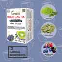 24 Pack Of Loveeta Wellness Weight Loss Tea Blackberry - 15 Tea Bags (Gmo Free, Gluten Free, Dairy Free, Sugar Free And 100% Natural)