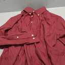 J.VER Men's Oxford Shirt Solid Casual Button Down Collar Shirts Long Sleeve Dress Shirts with Pocket Large