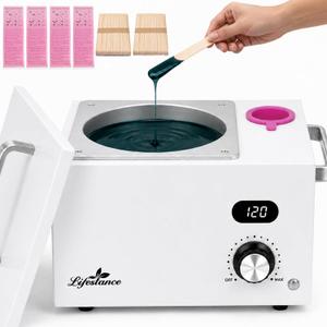 Lifestance 6.5 lb Digital Wax Pot for Hair Removal, 3L Wax Machine, 240℉