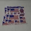 Patriotic Clings (stars & stripes designs) Party Accessory Pack of 2