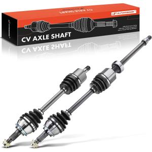 A-Premium Pair (2) Front CV Axle Shaft Assembly Compatible with Mini Cooper 2002-2008 1.6L Supercharged, w/Manual Transmission Only, Driver and Passenger Side