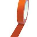 Champion Sports Vinyl Tape, 1 Wide x 60 Yards Long, Black - Durable Floor Marking Tape - Schools, Gyms, Restaurants (Orange)