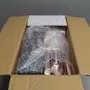 Festiva 350Pcs Rose Gold Plastic Plates - Clear Rose Gold Disposable Dinnerware Sets for 50Guests include 100 Plates 50 Cups 50Plastic Cutlery 50Napkins for Party&Wedding& Mother's Day