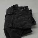 Vaceky Stretch Cargo Jeans Women Straight Leg Side Zipper Slit Y2K Denim Pants with Pockets (Small, Gray Black)