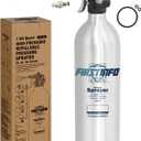 FIRSTINFO A1639 (3rd Gen) Patented Max. Pressure 140psi / 1000ml Thickened Aluminum Canister Refillable Aerosol Spray Can | Pneumatic Compressed Air Sprayer | Wide Mist & JET Spray