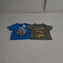 The Children's Place Baby and Toddler Boys' Vehicle Short Sleeve Graphic T-Shirts, 2 Pack (12-18 Months)