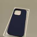 GONEZ for iPhone 14 Pro Case, Compatible with Magsafe, with Screen Protector + Camera Lens Protector, Soft Anti-Scratch Microfiber Lining, Shockproof Liquid Silicone Phone Cover, Dark Blue