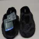 Snug Leaves Women's Fuzzy Scuff Slippers Soft Comfy Memory Foam Non-slip Indoor House Shoes, Size 7-8