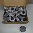 BBAXI 4 oz Black Candle Tins 24 Pcs, Black Empty Candle Tin with Lids for DIY Candles Making, Matte Full Black Candle Jars for Candle Making