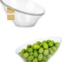 BESTSTAR 20OZ Plastic Clear Serving Bowls 8 Pack Angled Disposable Party Bowls for Chips, Salad, Fruit & Candy  Heavy Duty Clear Serving Bowls for Parties, Buffet, Catering, Wedding, Daily Use