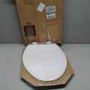 Bemis 1500EC 390 Lift-Off Wood Elongated Toilet Seat, Cotton White (Pack of 1)