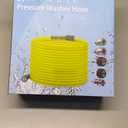 M MINGLE Pressure Washer Hose 50 FT x 1/4" - Replacement Power Wash Hose with Quick Connect Kits - High Pressure Hose with M22 14mm Fittings - 3600PSI