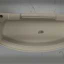 American Standard 735122-400.020 Cadet 3 Toilet Tank Cover, 10-in, White