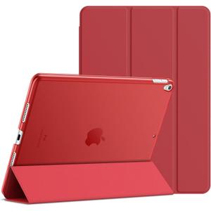 JETech Case for iPad Pro 10.5-Inch and iPad Air 3 (10.5-Inch 2019, 3rd Generation), Smart Cover Auto Wake/Sleep Cover (Red)