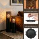 Tall Floor Candle Holders: 23.8"/31.5" Lanterns Decorative Outdoor