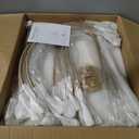 Mid Century Gold Sputnik Chandelier 12 Lights Modern Large L52 Clear Glass Globe Pendant Light Fixture for High Ceiling Foyer Staircase Living Dining Room