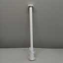 Ivilon Tension Curtain Rod - Spring Tension Rod for Windows or Shower, 24 to 36 Inch. White