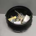 Large Cauldron Halloween Decor with Skeleton, Magic Floating Potion Bottles & Fog Diffuser - Halloween Decorations Indoor- Black Witches Cauldron Bowl Hocus Pocus Decor for Home Room Kitchen Decor