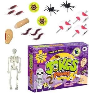 Prank Jokes Set Hilarious Prank Gag Props | Gag Joke Props for April Fools Halloween Birthday School Office Travel Classroom Dormitory