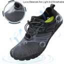 L-RUN Barefoot Water Shoes Women Mens Aqua Sock Athletic Hiking Water Sports Shoes for Swim Beach Pool Sand Diving Walking
