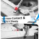 3 x USB C to C Cable StayCable with Organizer Magnetic Holder 5FT, 60W Fast Charging Braid Type-C Charger Data Cord, for iPhone 17/16/15 Laptop Car Desk Nightstand Cable Management Original Design (White)