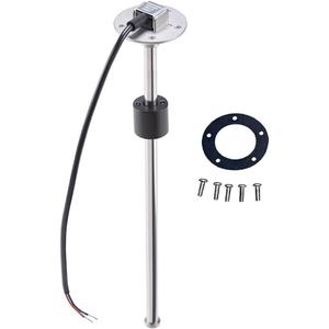 Marine Fuel Sending Unit for Boat Truck Car Vehicle Fuel Tank Sending Unit Fuel Level Sending Unit Gas Water Tank Sender Fuel Gauge Sending Unit Fuel Water Level Sensor 0-190 ohms 6"