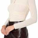 ASTR The Label Women's Yasmine Top, Off White, L