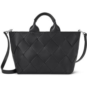 BOSTANTEN Woven Tote Bag for Women Top Handle Purses and Handbags Shoulder Crossbody Purse With Zipper