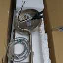 3 Lights Vanity Light, Brushed Nickel Bathroom Light Fixtures, Farmhouse Wall Sconces with Globe Clear Glass Shade, Porch Wall Mount Lamp for Mirror, Kitchen, Porch, Living Room, Workshop (E26 Base)