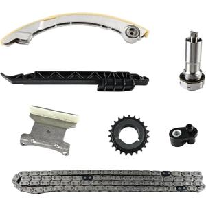 WATERWICH Engine Timing Chain Kit Compatible with Buick Chevrolet GMC Oldsmobile Pontiac Saab Saturn Malibu Replacement for 9-4201SA 94201SA 12635048 24461834