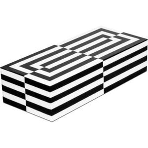 Handicrafts Home Decorative Storage Box 10x4.5  Remote Control Holder, Jewelry Organizer, Modern Decorative Box with Lid, Boho Chic Home Dcor Accent, Vintage Memory Box for Living Room Shelf Dcor