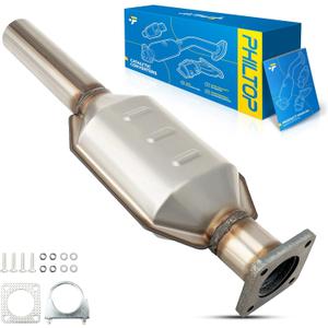 High Flow 15634 Catalytic Converter Fit for 1987-1992 Wrangler 2.5/4.0L1986-1992 Cherokee 2.5/4.0L; Comanche 2.5/4.0L1986-1990 Wagoneer 2.5/4.0L1988-1992 Premier 3.0L1990-1992 Monaco 3.0L