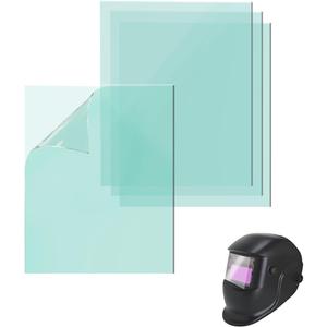 4.5" X 5.25" Welding Helmet Cover Lens,10 Pcs Outside Replacement Clear Lens Covers for Solar Auto Darkening Welding Helmet.