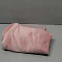 Flannel Throw Pillow Covers 24x24 inches Set of 2,Ultra Soft Cozy Pillow, Decorative Spring Pillow Covers for Sofa, Couch, Living Room, Pink