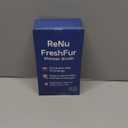 Renu Dog Brush, Renu FreshFur Dog Shower Brush + Bathing Solution, 3 in 1 Self Cleaning Steamy Pet Brushes, Dogs Grooming Tool for Long & Short Hair, Removes Loose Hair Reduces Shedding (White)