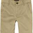 Stretch Chino Shorts (14 Slim, Flax Single)