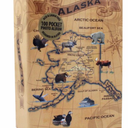 Arctic Circle Enterprises Alaska Vintage Map 100 Pocket Photo Album