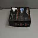 PowerFlow Garden Hose, NON-EXPANDABLE 25 Feet Premium Quality Stainless Steel Metal Water Hose with Durable Fabric Skin, Hose For Commercial, Residential Use, Bonus 10-way Spray Nozzle (25 Ft, Black)